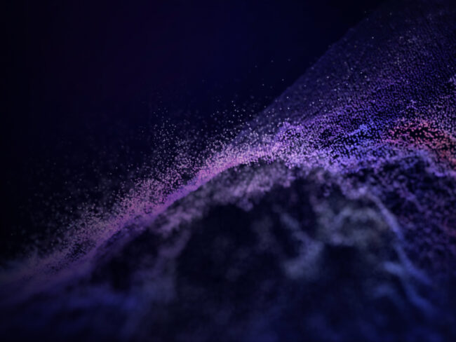 Cloud of particles
